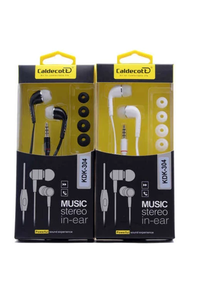 Yüksek Kalite ve Ses Performanslı Kulaklık (Caldecott KDK-304 Mp3 Stereo Kulaklık) - 3