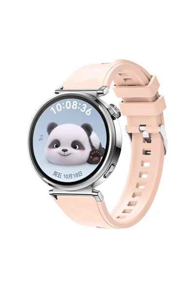 Huawei Watch Gt5 41mm Heptekiletişim Krd-129 Silikon Kordon Strap Kayış-pembe