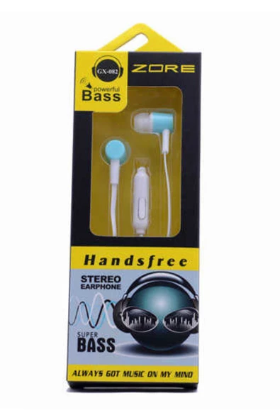Yüksek Kalite ve Ses Performanslı Kulaklık (GX-082 Mp3 Stereo Kulaklık)