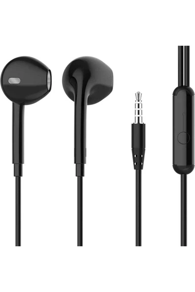 Kaliteli Subwoofer Bass HD Stereo Ses Kalitesi Gürültü Önleyici Mikrofon (ER06 3.5mm Kulaklık)