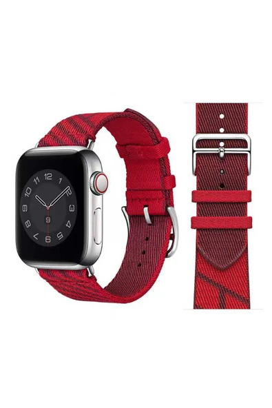 Apple Watch Ultra 49mm Kordon Krd-51 Hasır Strap Kayış Clo- No4 - 2