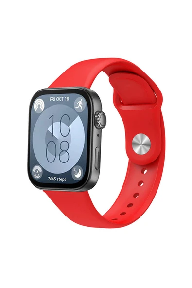 Huawei Watch Fit 3 22mm Silikon Kordon Mat ve Esnek Yapılı Tasarım (KRD-11)