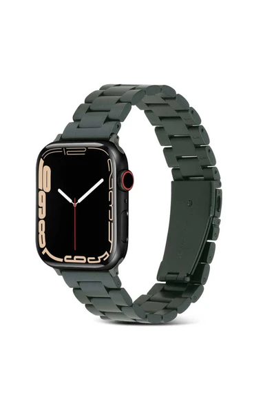 Apple Watch 38mm Krd-04 Metal Heptekiletişim Kordon-olive