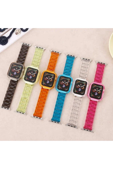 Apple Watch 44mm Krd-33 Heptekiletişim Kordon-siyah - 5