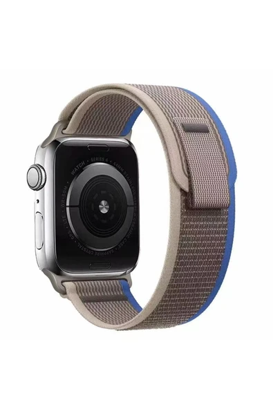Apple Watch 10 42mm Hasır Kordon Tasarım (KRD-77)