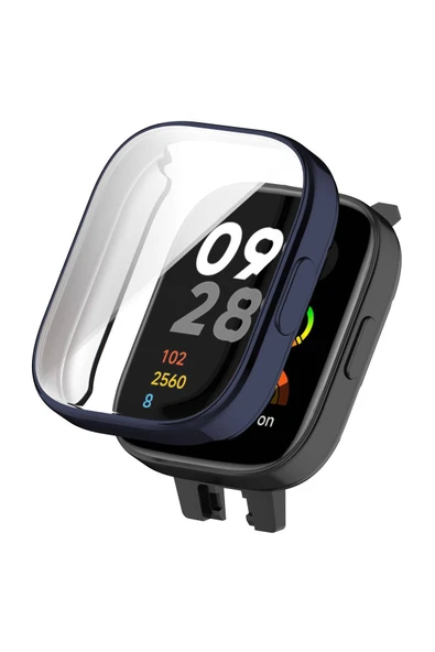 Xiaomi Redmi Watch 3 Kasa ve Ekran Koruyucu 360 Derece Korumalı Göz Alıcı Tasarım (Gard 30) - 4