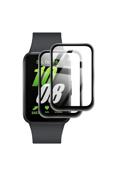 Samsung Galaxy Fit 3 Ekran Koruyucu Kavisli Tam Kaplayan Koruma (PMMA)