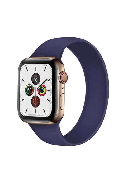 Apple Watch Ultra 49mm Kordon Krd-31 Solo Loop Small Strap Kayış Clo- Gri - Resim 2