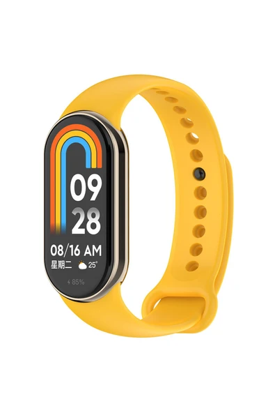 Xiaomi Mi Band 8 Serisi Kordon Silikon Strap Kayış (Klasik) - 3