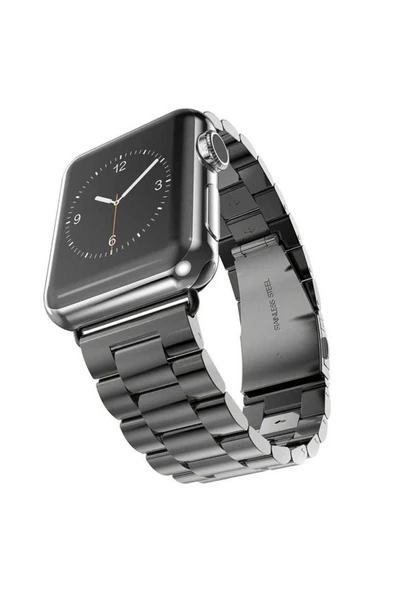 Apple Watch Ultra 49mm Kordon Krd-04 Metal Strap Kayış Clo- Gümüş - 2