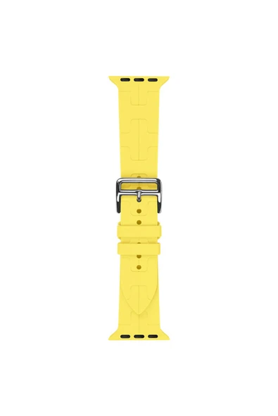 Apple Watch 2/3/4/5/6/7/8/se/ultra/nike 42mm 44mm 45mm 49mm Uyumlu Silikon Kordon Tasarım (KRD-92) - 5