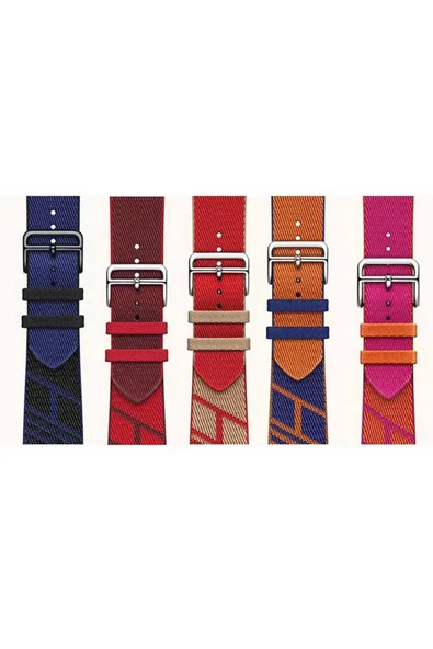 Apple Watch Ultra 49mm Kordon Krd-51 Hasır Strap Kayış Clo- No4 - 3
