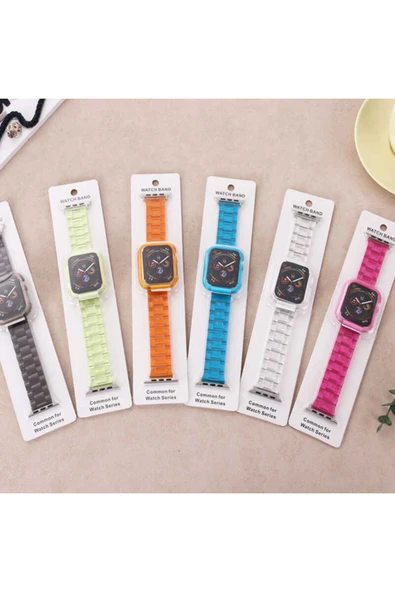 Apple Watch Ultra 49mm Kordon Krd-33 Strap Kayış Clo- Sarı - 4