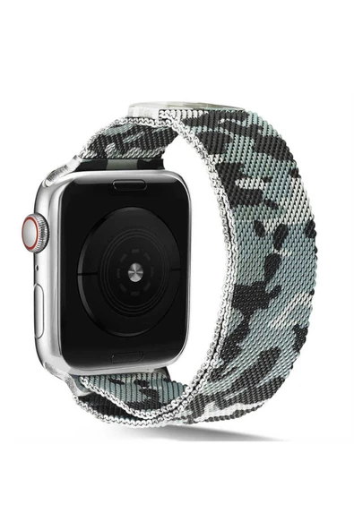 Apple Watch 44mm Krd-40 Metal Heptekiletişim Kordon-no4 - Resim 5
