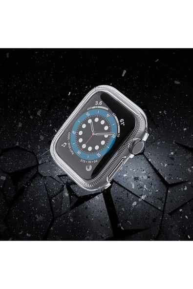 Watch 42mm Kılıf Kasa Koruyucu 360 Tam Koruma Kapak (GARD 03) - Resim 5