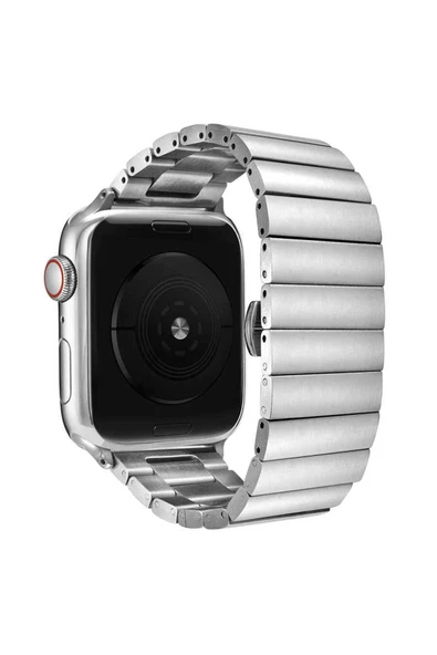 Watch 2/3/4/5/6/7/8/se/nike 38mm 40mm 41mm Metal Kordon Şık Tasarım (KRD-41) - 5