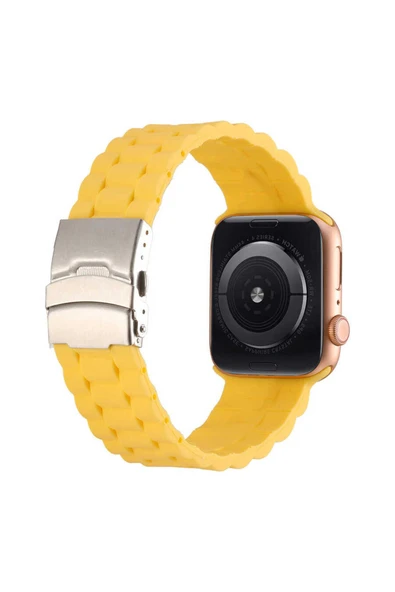 Watch 2/3/4/5/6/7/8/se/nike 38mm 40mm 41mm Silikon Kordon Tasarım (KRD-72) - Resim 5