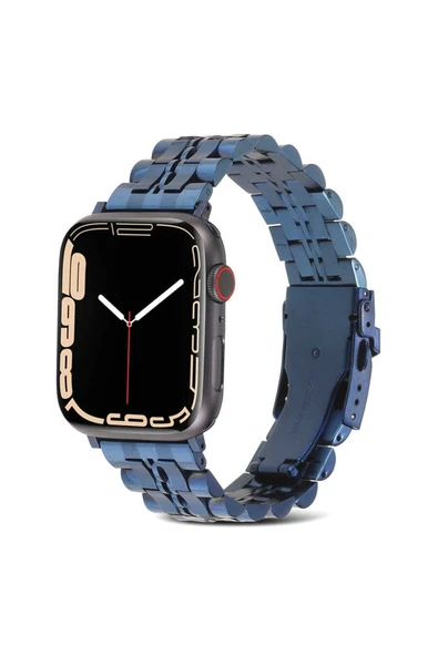 Watch 2/3/4/5/6/7/8/se/nike 38mm 40mm 41mm Metal Kordon Tasarım (KRD-54)