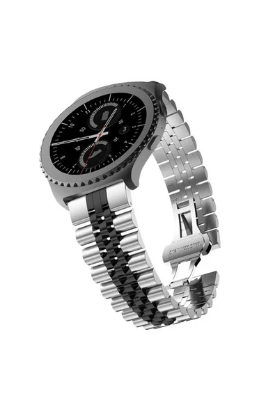 Samsung Gear S2 (20mm) Metal Kordon Göz Alıcı Tasarım (KRD-36) - 2