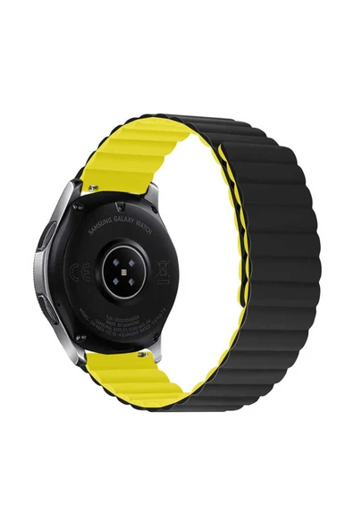 Samsung Galaxy Watch 42mm Mıknatıslı Kordon Çift Renk Tasarım (KRD-52) - 3