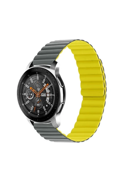 Huawei GT2 46mm Mıknatıslı Kordon Çift Renk Tasarım (KRD-52)