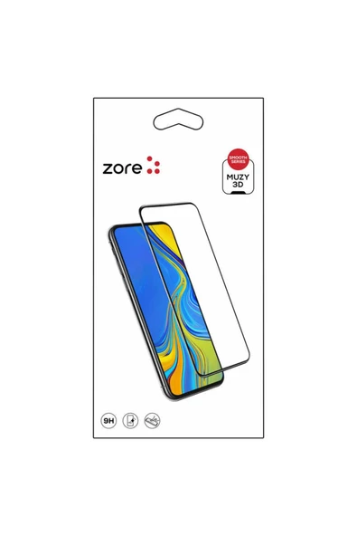 Huawei P30 Lite Ekran Koruyucu Kırılmaya Dayanıklı Cam Koruyucu (Muzy-5d) Siyah