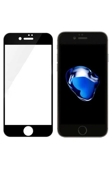 İphone 7 Plus HEPTEKİLETİŞİM 3D Muzy Temperli Cam Ekran Koruyucu