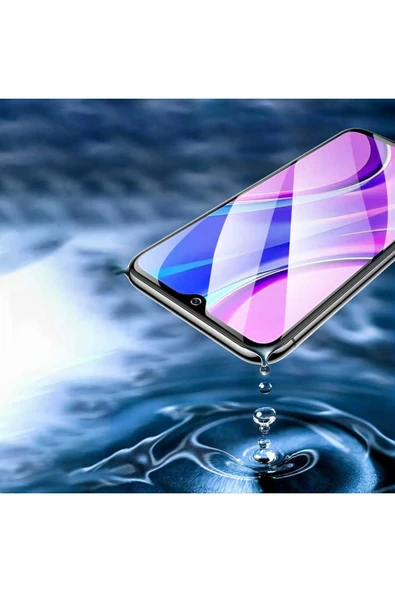 Realme C15 Ekran Koruyucu Esnek Yapılı Çizilmeye Dayanıklı /D-Ş-SERAMİK- Siyah - 5