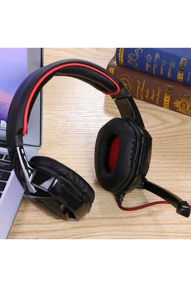 Hafif Portatif Kolayca Katlanıp Taşınabilir Dizayn Kulaklık (TC-1000 Oyuncu Kulaklığı 3.5mm) - 3
