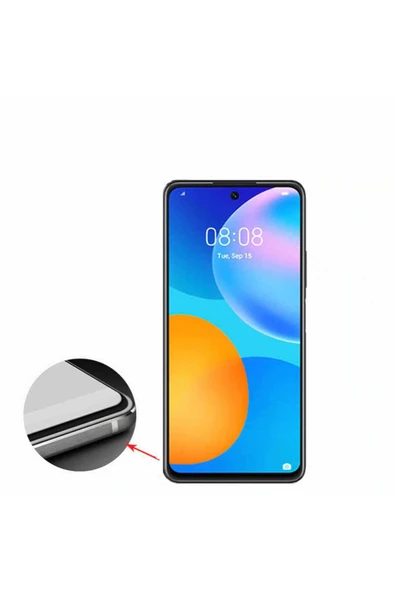 Huawei P Smart 2021 uyumlu  Kenarları Kırılmaya Dayanıklı Cam Ekran Koruyucu - 4
