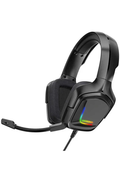 Hafif Portatif Kolayca Katlanıp Taşınabilir Dizayn Kulaklık (Onikuma K20 RGB Oyuncu Kulaklığı 3.5mm) - 2