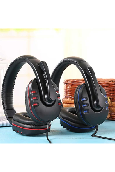 Hafif Portatif Kolayca Katlanıp Taşınabilir Dizayn Kulaklık (X6 Oyuncu Kulaklığı 3.5mm) - 3