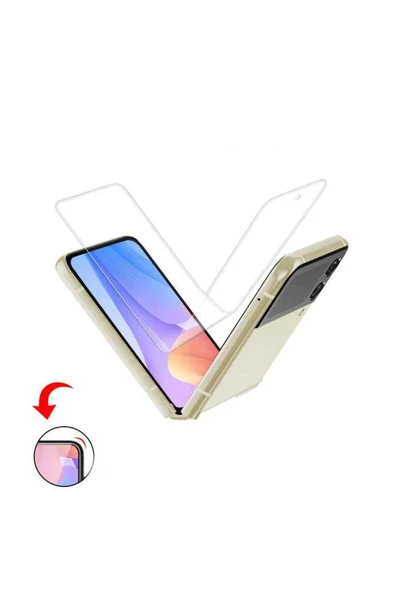 Samsung Galaxy Z Flip 4 Heptekiletişim Narr Tpu Ön Arka Body Ekran Koruyucu - 5