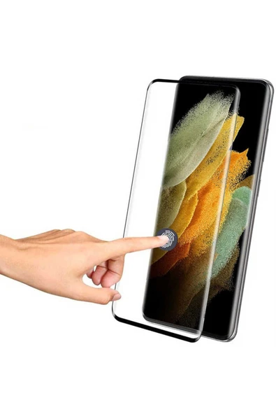 Samsung Galaxy S22 Ekran Koruyucu Kavisli Tam Kaplayan 9h Dayanıklı -kind-dias! Siyah - 5