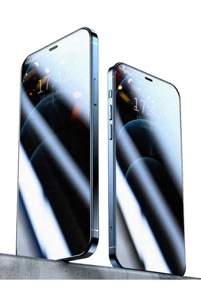 Iphone 11 Pro Max Hayalet Ekran Koruyucu Tam Kaplayan Gizlilik Filtreli (RİKA-PRİ) Siyah
