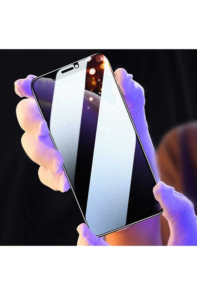 Iphone 11 Pro Max Hayalet Ekran Koruyucu Tam Kaplayan Gizlilik Filtreli (RİKA-PRİ) Siyah - 4
