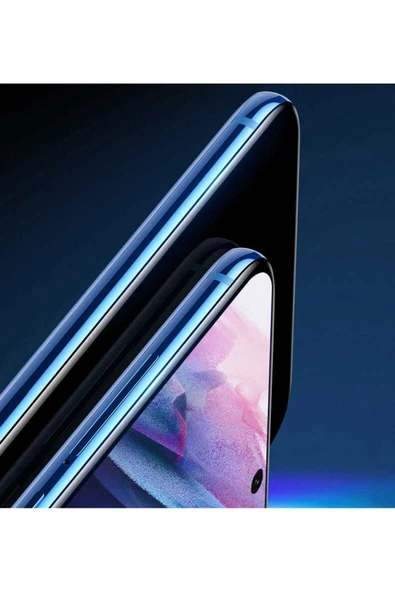 Samsung Galaxy S22 Ekran Koruyucu Kavisli Tam Kaplayan 9h Dayanıklı -kind-dias! Siyah - 4