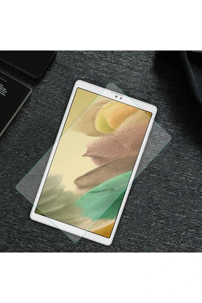 Samsung Galaxy Tab A7 Lite T225 Ekran Koruyucu Esnek Nano Kırılmaz Cam (BLUE) - Resim 5