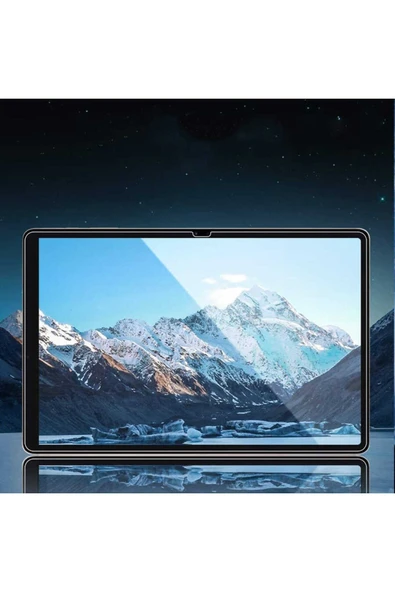 Samsung Galaxy Tab S7 FE LTE (T737-T736-T733-T730) Ekran Koruyucu Esnek Nano Kırılmaz Cam (BLUE) - 5