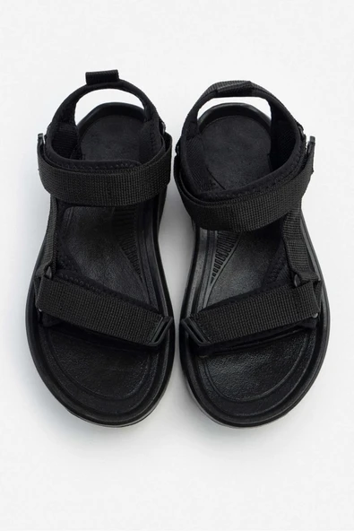 Kadın Sandalet N-Step Turuncu Mavi Pembe Cırtlı Kalın Taban Plaj Yürüyüş Outdoor Trekking 411 - 11