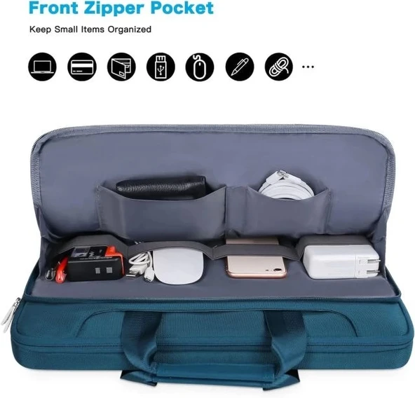 MOSISO 360 Koruyucu Laptop Omuz Çantası - 4