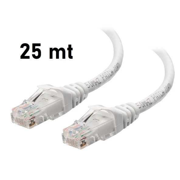SHOWMAX CAT6 25 MT POŞETLİ RJ45 PATCH NETWORK ETHERNET İNTERNET KABLOSU - Resim 3