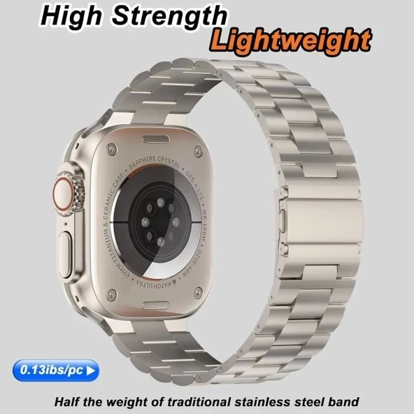 iiteeology Titanyum Kordon Apple Watch Ultra 2 Band ile Uyumlu - 2