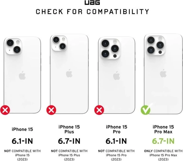 UAG Plyo MagSafe iPhone 15 Pro Max Kılıfı