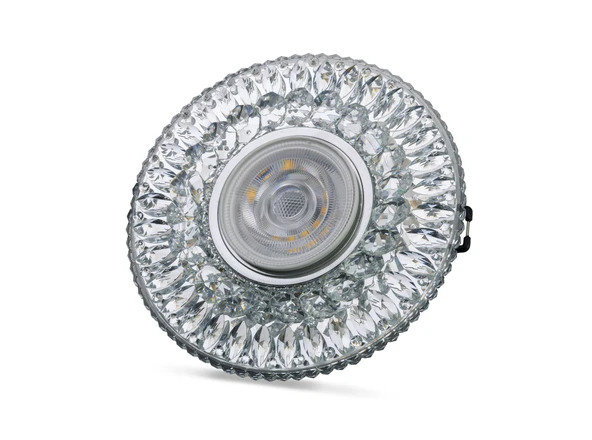 NOAS YL65 1657 İkaros Led Çerçeveli 4000K Kristal Cam Spot Kasa