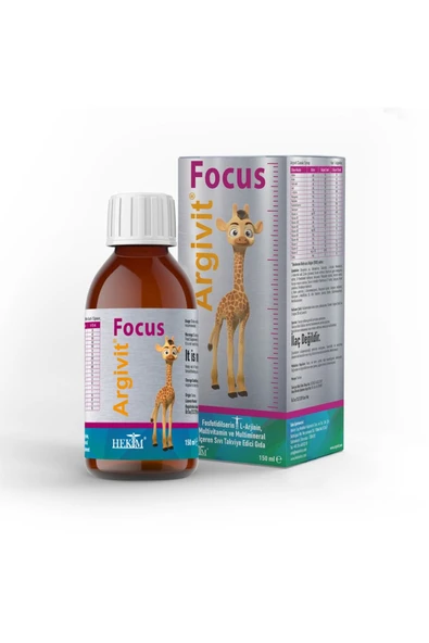 Argivit Focus Şurup 150 ml - Resim 3