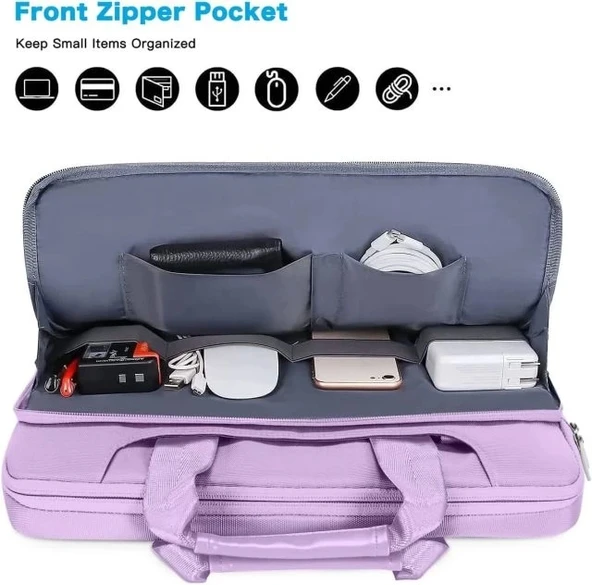 MOSISO 360 Koruyucu Laptop Omuz Çantası - 4