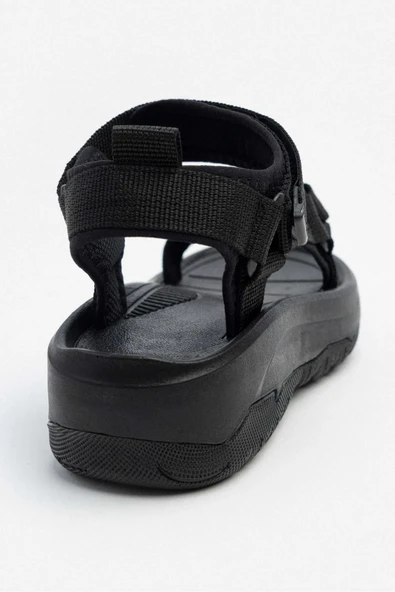 Kadın Sandalet N-Step Turuncu Mavi Pembe Cırtlı Kalın Taban Plaj Yürüyüş Outdoor Trekking 411 - 12