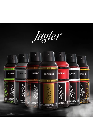 Jagler Deodorant Black 150 ml - Resim 4