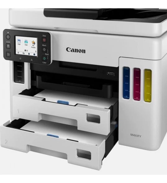 Canon Maxify GX7040 Çok Fonksiyonlu Photoink Mürekkepli Tanklı Yazıcı Tarayıcı Fotokopi Faks - Resim 3